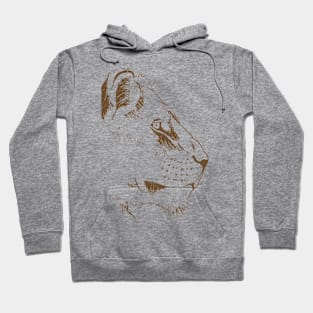 Lion Head Line Art Hoodie